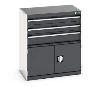 Bott Cubio drawer cabinet with overall dimensions of 800mm wide x 525mm deep x 900mm high... Bott Drawer Cabinets 800 Width x 525 Depth